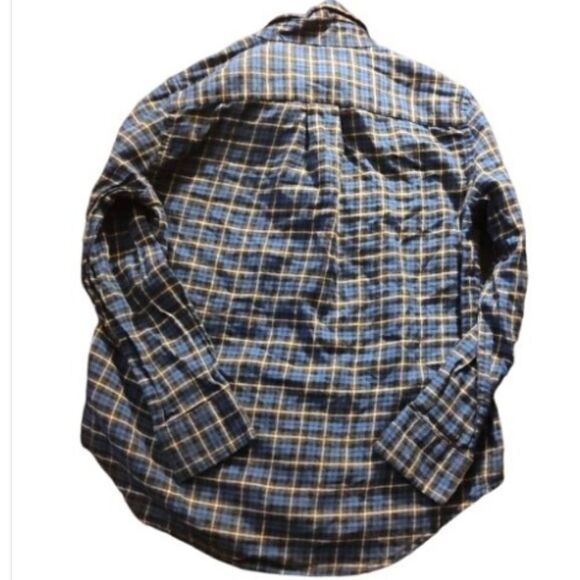 Polo Ralph Lauren blue plaid button shirt - Picture 4 of 4